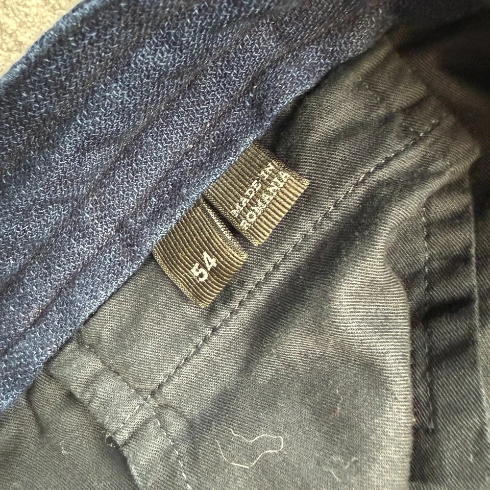 Ermenegildo Zegna Pants Mens 38x28 Blue Drawstring Trouser Jogger Quiet Luxury